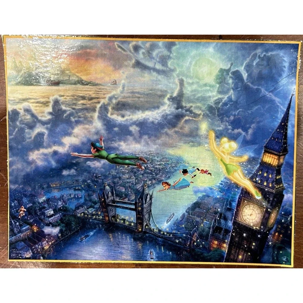 Thomas Kinkade Painter Disney Peter Pan Jigsaw Puzzle 500 Piece